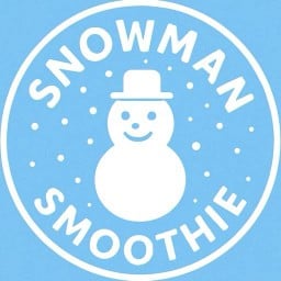 SNOWMAN SMOOTHIE • น้ำปั่นเพื่อสุขภาพ สโนว์แมน สมู๊ตตี้