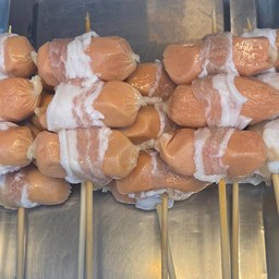 Three-layered crispy sausage wrap