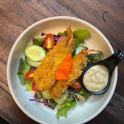 สลัดกุ้งเทมปุระ