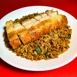 ข้าวคลุกกะเพรา (LINEMAN)