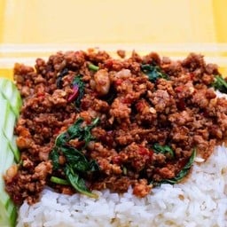 ข้าวกะเพราหมูสับ