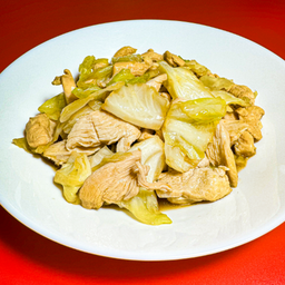 ผัดกะหล่ำปลี กับข้าว (LINEMAN)