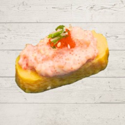 ไข่หวานสลัดปูอัด