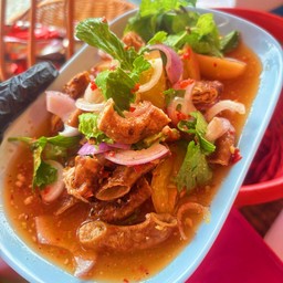 ยำ ใส้ย่าง