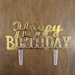 ป้าย happy birthday อะคริลิค