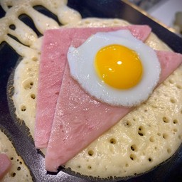 ไข่ดาว + แฮม