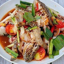 เกาเหลาปูม้า1+กุ้ง5+หอยแครง10