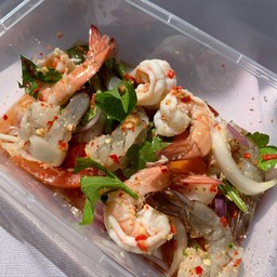 ยำกุ้งสุก