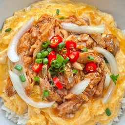 ข้าวไข่ข้นปลากระป๋อง