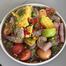 ตำข้าวโพดกุ้ง