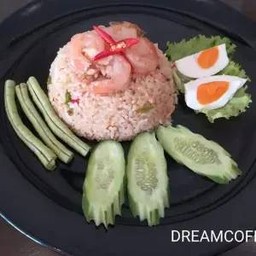 ข้าวผัดน้ำพริกกุ้ง