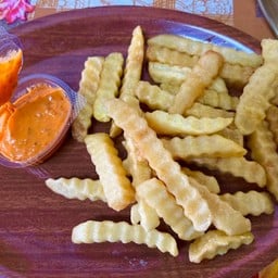 เฟรนซ์ฟรายส์ซอสชีสพิซซ่า