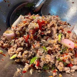 ยำเส้นแก้วหมูสับ