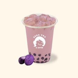 ชานมเผือกไข่มุก