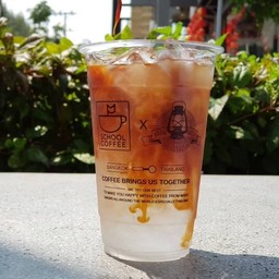 กาแฟดำกลาง (เย็น) (Iced Medium Americano)