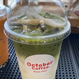 มัทฉะมะพร้าวนมสด