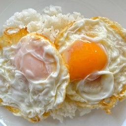 ข้าวไข่ดาว2ฟอง