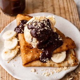 Ice Cream sunday Crepe