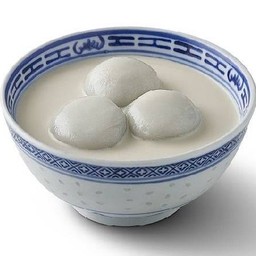 นมสดบัวลอย(ร้อน)