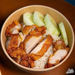 ข้าวไก่กรอบ