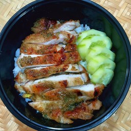 ข้าวไก่ย่างสมุนไพร