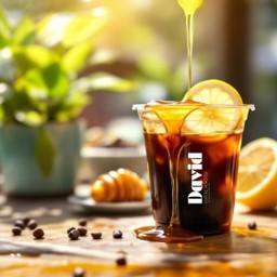 กาแฟอเมริกาโน่เลม่อนน้ำผึ้ง