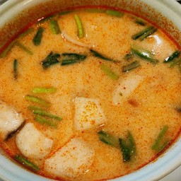 ต้มยำปลากะพงน้ำข้น