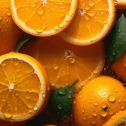 น้ำส้มคั้นสด100%