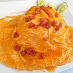 ข้าวหน้าไข่ข้นกุนเชียง