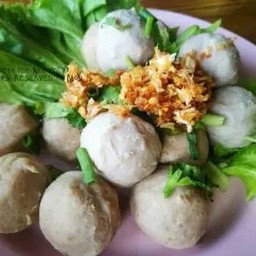 ลูกชิ้นเนื้อลวก(12ลูก)