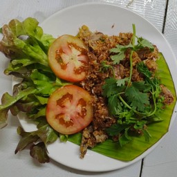 ไส้อ่อนทอดกระเทียม
