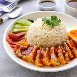 ข้าวหมูกรอบ