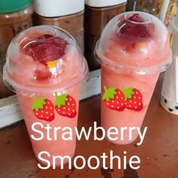 สตรอเบอรี่ในนํ้าเชื่อมปั่น แก้ว 22oz Fresh Strawberry Meat in Syrup 22oz 草莓糖浆冰沙