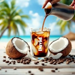 กาแฟอเมริกาโน่ น้ำมะพร้าวน้ำหอม