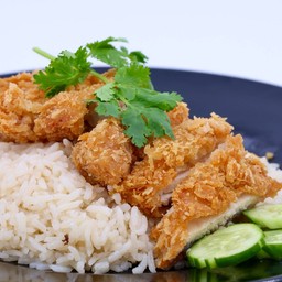 ข้าวมันไก่กรอบ