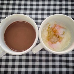 ชุดโอวัลติน ไข่ลวก