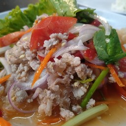 ยำวุ้นเส้นหมูสับ