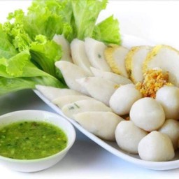 ลูกชิ้นปลารวม ลวกจิ้ม