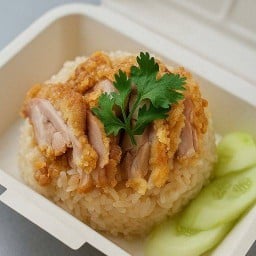 ข้าวมันไก่ ร้านขาวโอชา