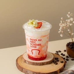 นมสดแยมสตรอว์เบอร์รี่