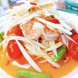 ตำกุ้งลวก