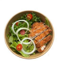 สลัดไก่กรอบ