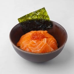 ข้าวด้งหน้าแซลม่อน