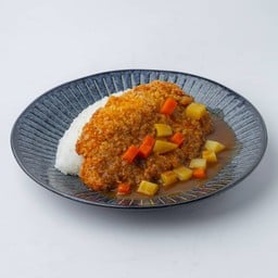 ข้าวหมูทอดแกงกระหรี่