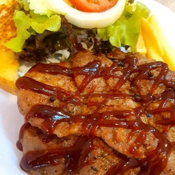 สเต็กหมูบาร์บีคิว