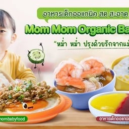 Mom Mom Organic Baby Food อาหารเด็ก/ข้าวเด็กออแกนิค อุดมสุข