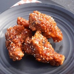 ไก่ทอดเกาหลีเผ็ด X2  (4ชิ้น) เต็มๆคำ