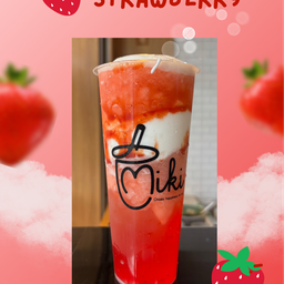 สตอเบอรี่ปั่นบุกชีส ( strawberry smoothie Cheese )