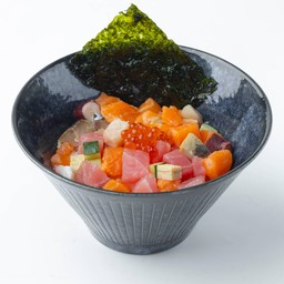 ข้าวหน้าปลาดิบรวม