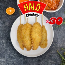 Set 30 ไม้ ฮาโหลไก่ทอดโรงเรียนสูตรดั้งเดิม !!คุ้มมาก!!